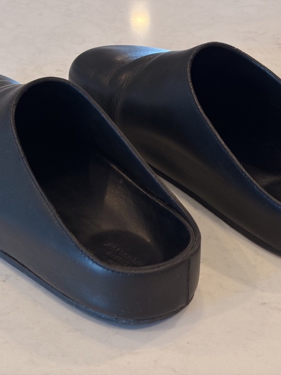 Studio Nicholson Men\'s Wearing Clog - Size 42 - Black Leather Slide main image 6